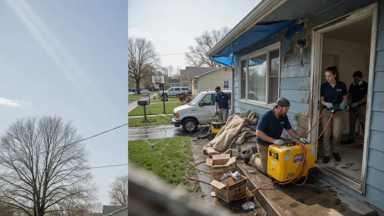 Basement Flood Cleanup in Kemp, TX near me